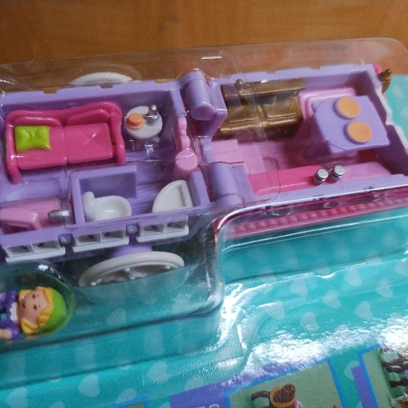 RARE - Vintage 90s Bluebird Polly Pocket Circus Wagon On The Go Playset NWT - Picture 2 of 6